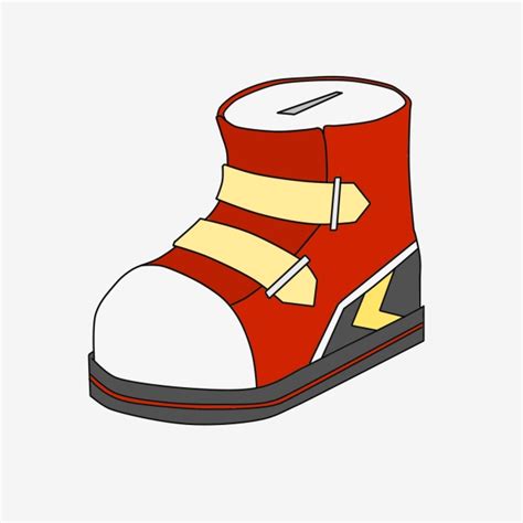 Red Cartoon Shoes Piggy Bank, Red, Shoes, Piggy Bank PNG Transparent ...