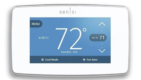 How to reset an Emerson Sensi thermostat - CleanCrispAir