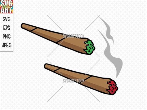 Weed Blunt SVG Joint Vector Cannabis 420 Digital Clipart - Etsy Ireland