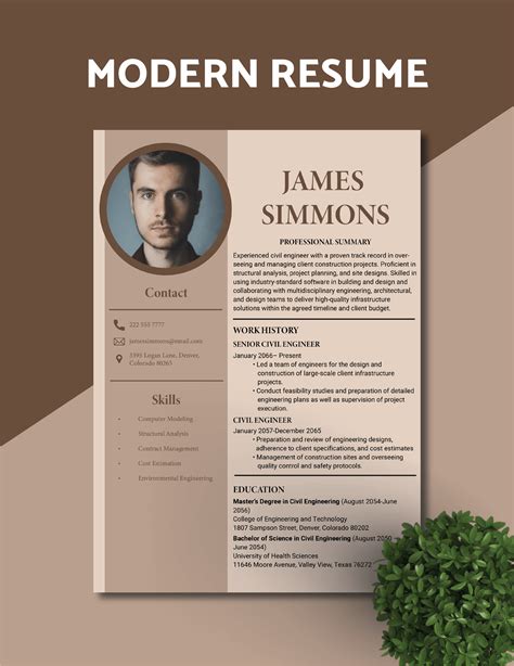 Editable Resume Templates