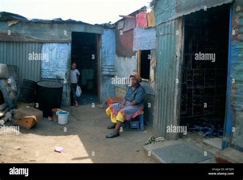 Houses Soweto South Africa Africa Stock Photo - Alamy