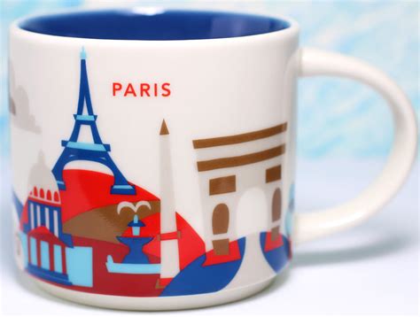 You Are Here – Paris – Starbucks Mugs