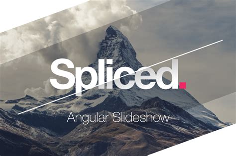 Spliced Angular Slideshow After Effects Template - FilterGrade