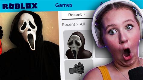 MAKING GHOSTFACE FROM SCREAM A ROBLOX ACCOUNT!! - YouTube