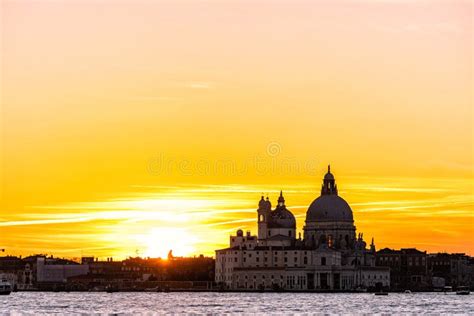 Colorful Skyline of Venice, Italy at Sunset. Stock Photo - Image of ...