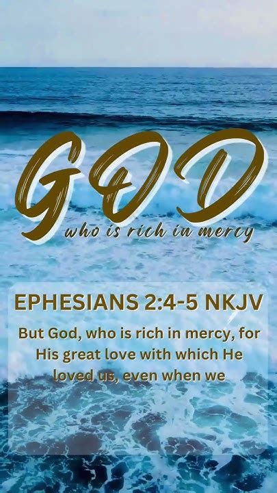 GOD Is Rich In Mercy - Ephesians‬ ‭2‬:‭4‬-‭5‬ ‭NKJV‬‬ - YouTube