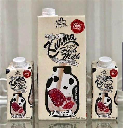 [PREORDER]FARM FRESH (Susu kurma 1L), Food & Drinks, Packaged & Instant ...