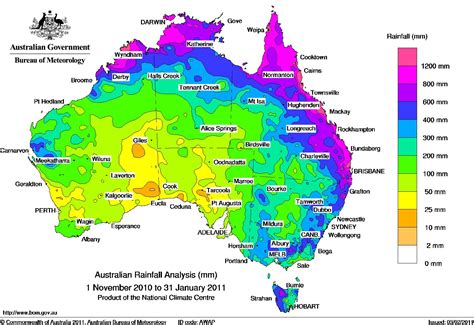 Australia weather map - Weather map of Australia (Australia and New ...