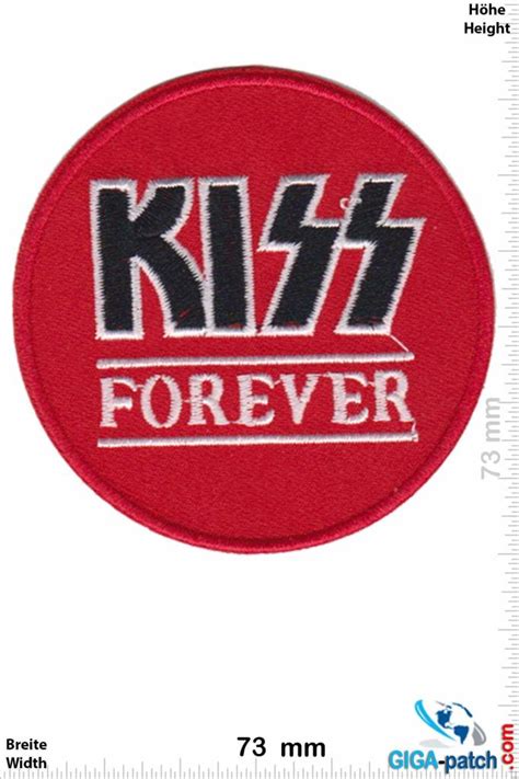 Kiss Kiss - Forever - Patch Keychains Stickers - giga-patch.com ...