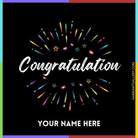 Many Many Congratulations Wishes Greeting With Name - MyNameArts