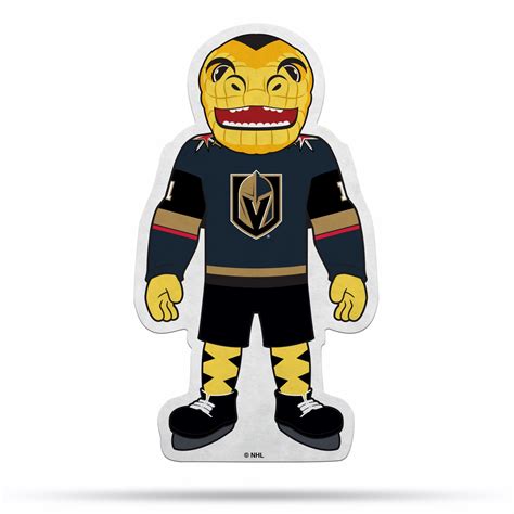 Vegas Golden Knights Pennant Shape Cut Mascot Design - Sports Fan Shop