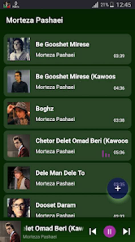 Morteza Pashaei - songs offlin for Android - Download