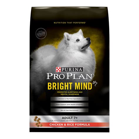 Purina Pro Plan BRIGHT MIND Adult 7+ Chicken Rice Formula Senior Dry ...