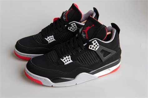 jordan 4 Black Red with box