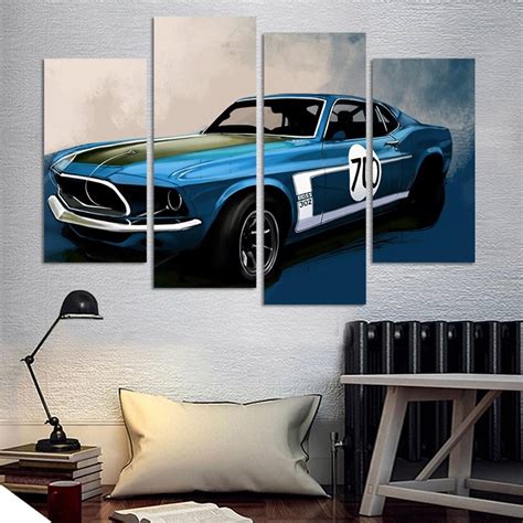 20 Inspirations Car Canvas Wall Art