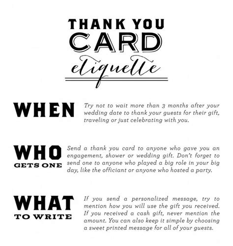 Thank You Card Etiquette - Everyone that attends your wedding has spent their hard earned time ...