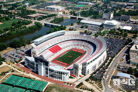 Aerial view of Ohio Stadium, Columbus, Ohio, USA, Stock Photo, Picture ...