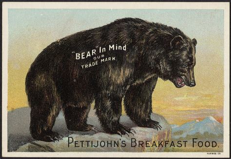"Bear" in mind our trademark. Pettijohn's Breakfast Food [… | Flickr