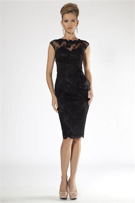 Lace Cocktail Dress | Teri Jon | Cocktail dress lace, Black lace cocktail dress, Black lace ...