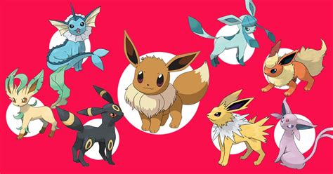 All Eevee Evolutions Names