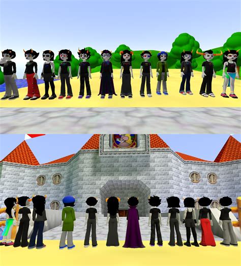 Gmod Smg4/Homestuck Troll Group at Peach's castle by SuperfireGmod on ...