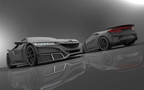 ACURA NSX MODIFIED, Alber Silva on ArtStation at https://www.artstation.com/artwork/K45ax Acura ...