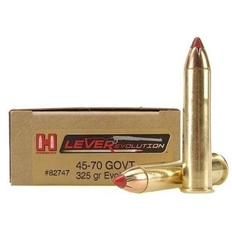 HORNADY 45-70 325GR LEVERevolution 20 RNDS/BOX - Accuracy Plus