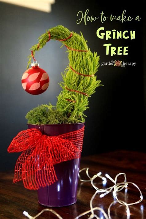 A Small Tree With a Big Message: How to Make a Grinch Tree ...