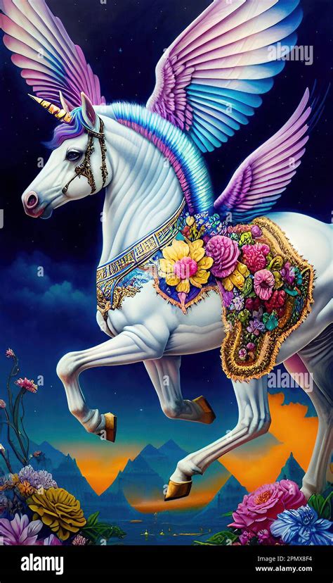 Unicorn Fantasy Art Stock Photo - Alamy