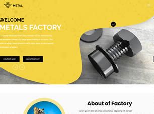 Metal Free Website Template | Free CSS Templates | Free CSS