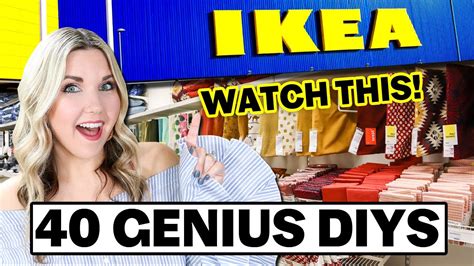 40 DIY IKEA HACKS...That You HAVE TO TRY!!! - YouTube