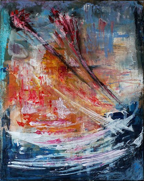 Modern Abstract Artwork. Acrylic & Oil O, Painting by Retne | Artmajeur