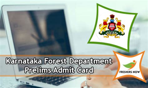 Karnataka Forest Department Prelims Admit Card 2018-2019 | Download ...