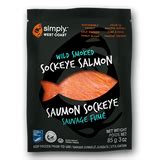 Wild Smoked Sockeye Salmon (15 x 85g per box) – Simply West Coast