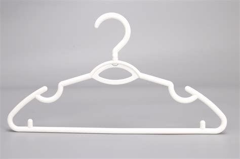 Cheap White Plastic Clothes Hanger From Factory - China White Plastic ...