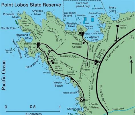 Point Lobos Hiking Trail Map - 2024 Schedule 1