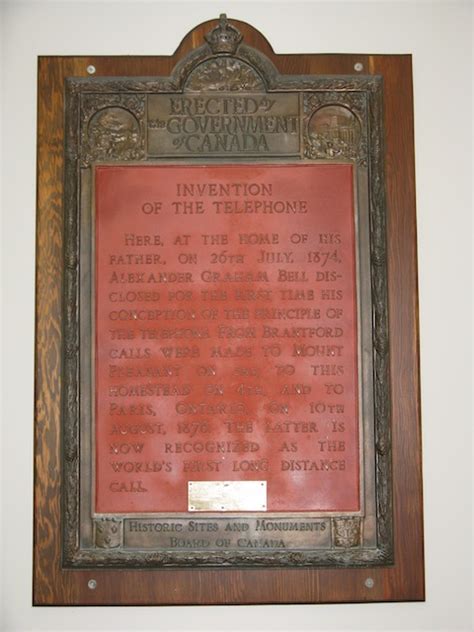 Read the Plaque - Invention of the Telephone