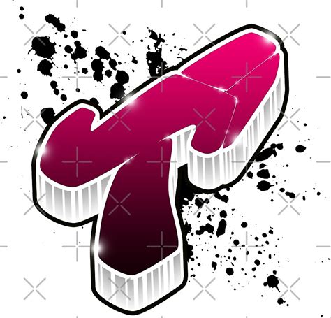 "T - Graffiti letter" by joax | Redbubble