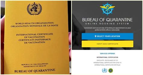 How to Get Yellow Card for OFW (BoQ Vaccine Certificate Online) - The ...