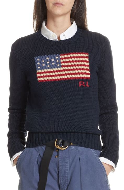 Polo Ralph Lauren Flag Sweater | Nordstrom | Sweaters women fashion ...