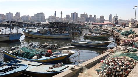 The bluff of a Gaza sea port in Cyprus