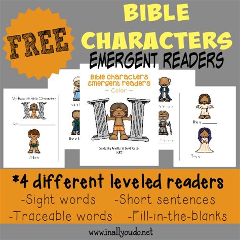 Bible Characters Emergent Readers