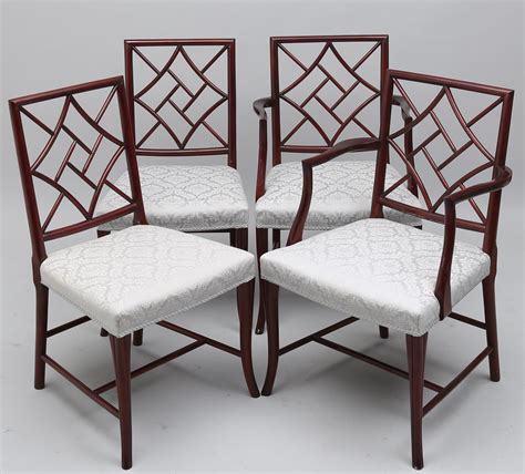 Images for 127283. CHAIRS, four pieces, in Art Deco style. - Auctionet