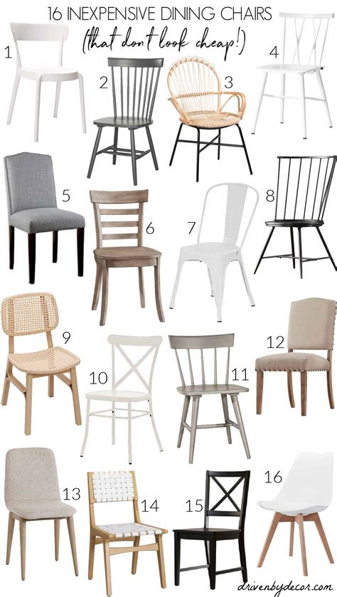 16 Inexpensive Dining Chairs (That Don't Look Cheap!) - Driven by Decor