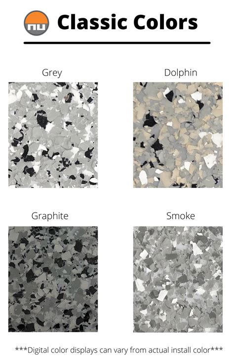 Garage Floor Epoxy Color Chart – Flooring Tips