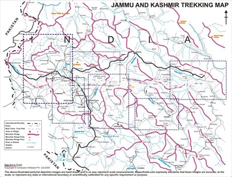 Jammu and Kashmir Trekking, Jammu and Kashmir Trekking Map, Jammu ...