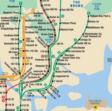 6 Train NYC Subway Map