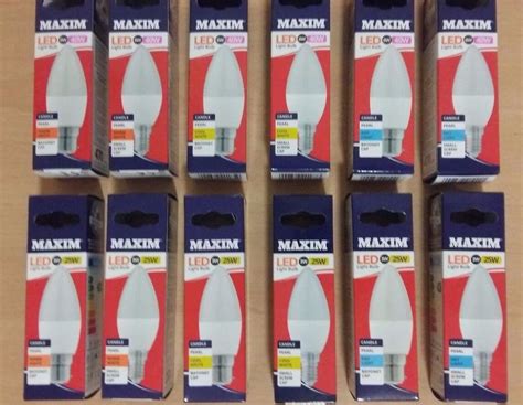 Maxim LED GLS Candle Golf GU10 Bulbs BC B22 ES E27 SES E14 Warm Cool Day White | eBay