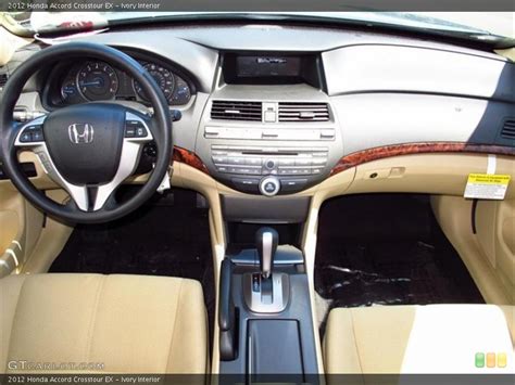 Ivory Interior Dashboard for the 2012 Honda Accord Crosstour EX ...