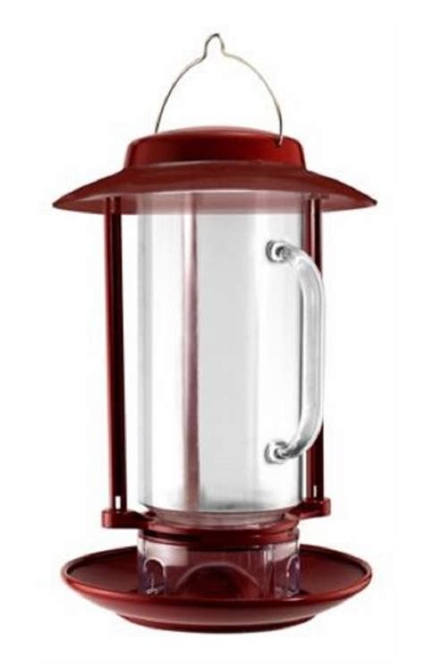 Royal Wing 23961RW Combination Hopper/Seed Scoop 2.5 lbs. cap. Red Bird Feeder - Walmart.com